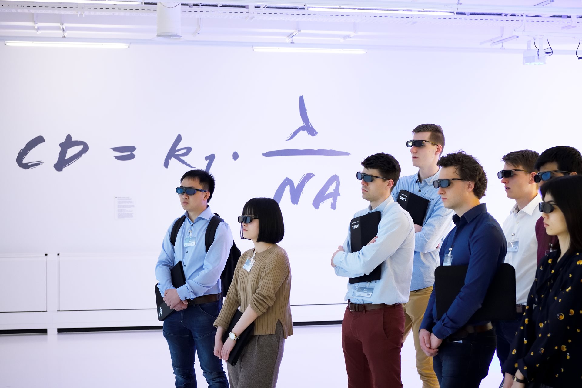 visitors in the experience center visitors in the experience center