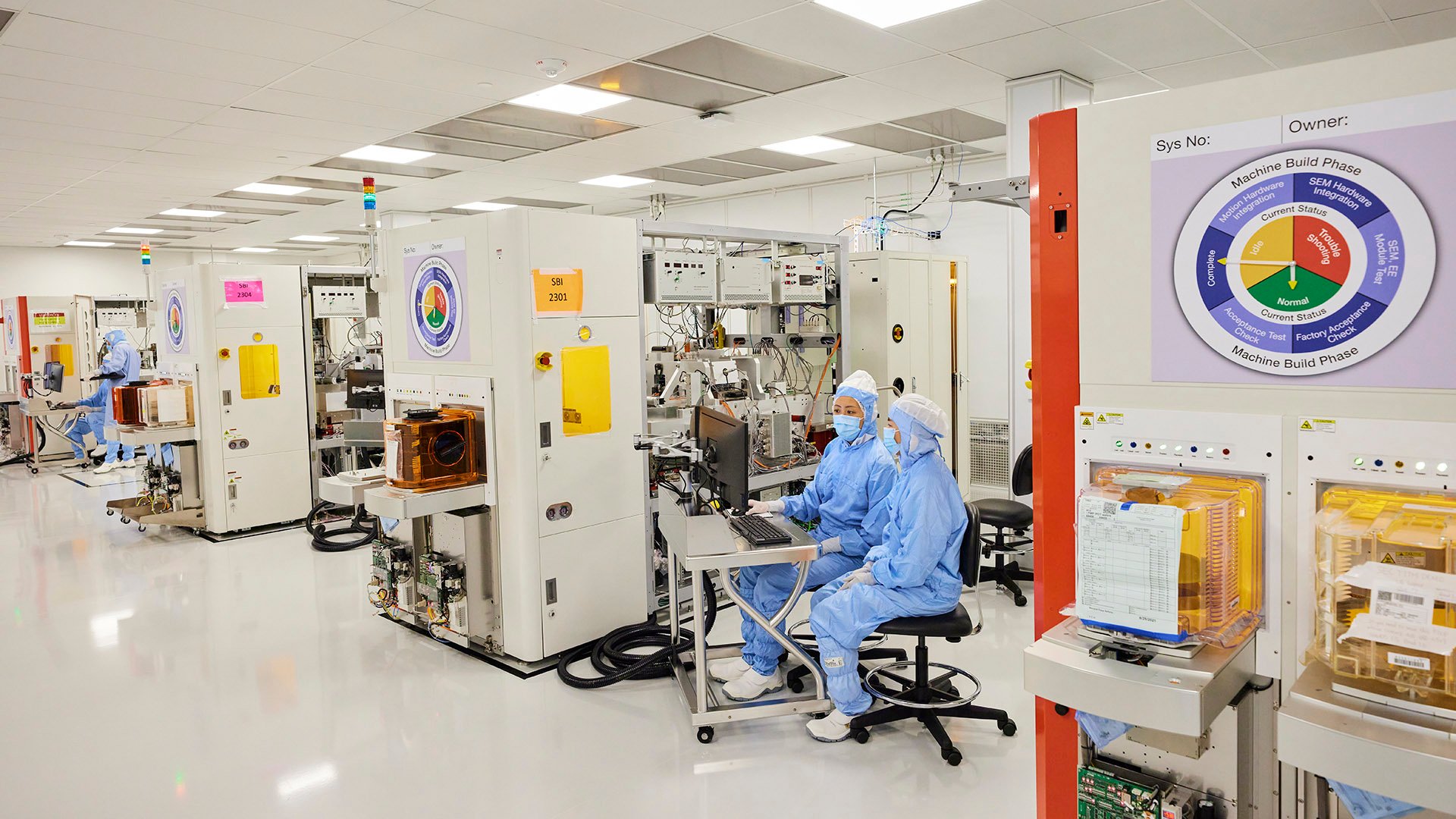 ASML Silicon Valley_San Jose SBI cleanroom