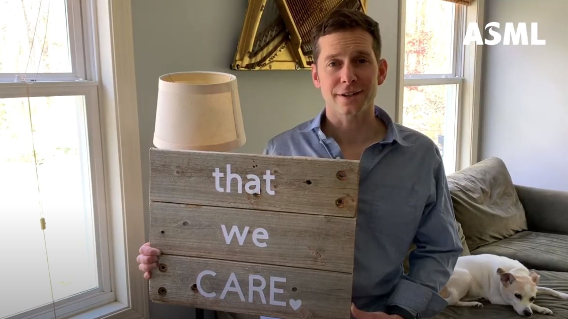 ASML Wilton employees thank healthcare workers for their heroism during the coronavirus.