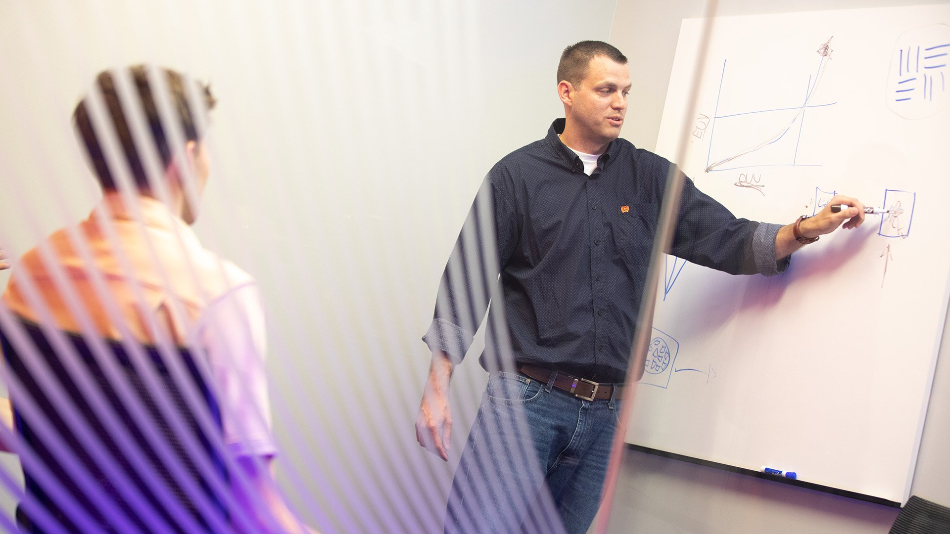 Former US Army member Christopher Kobus, now a senior customer support team lead at ASML in Chandler, Arizona.