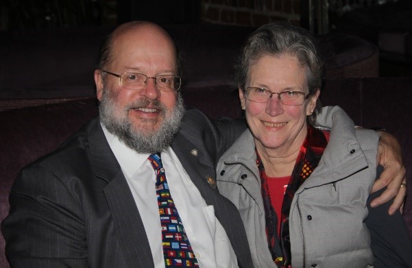 Bill Arnold with his wife