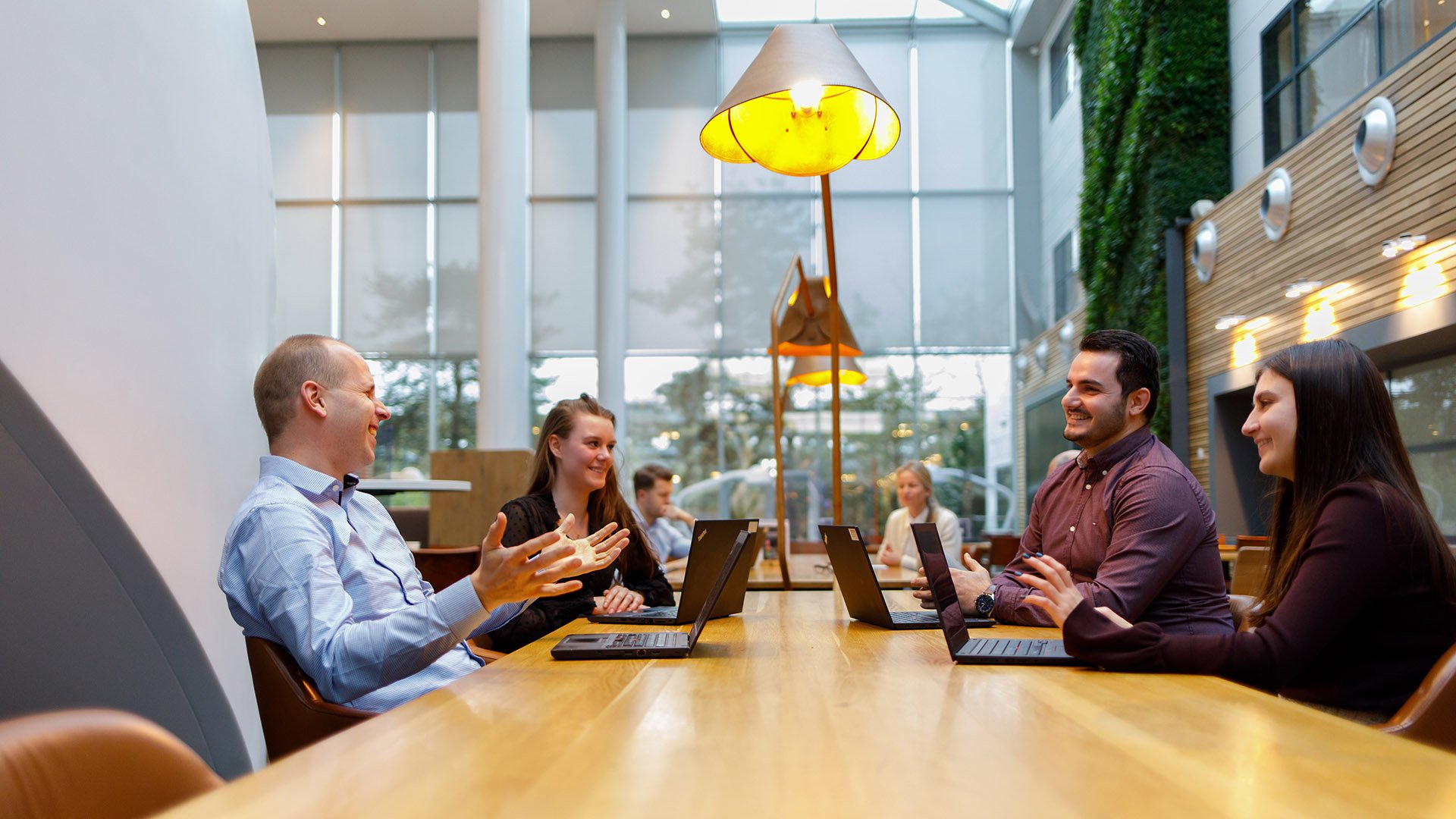 ASML people meeting in Plaza ASML people meeting in Plaza