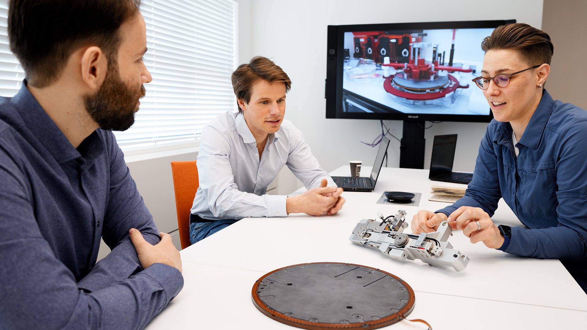 Meeting with engineers