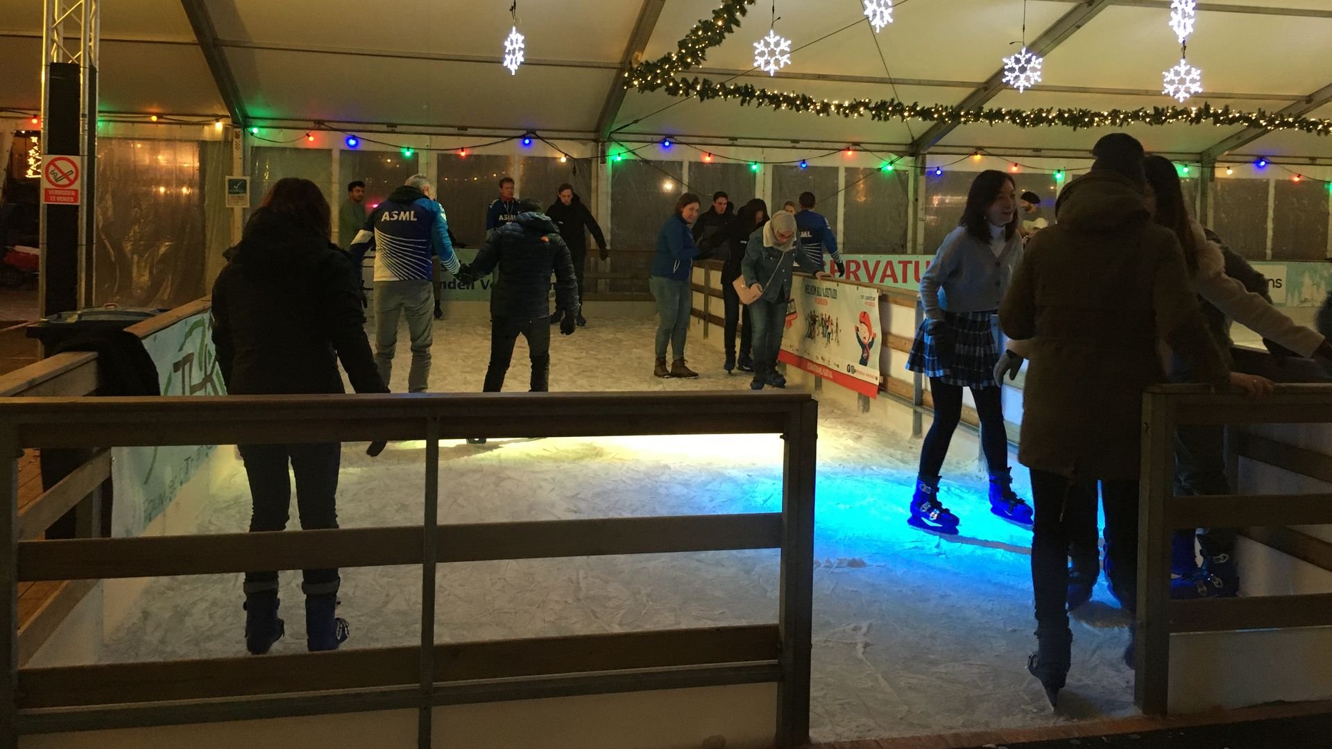 Ice skating
