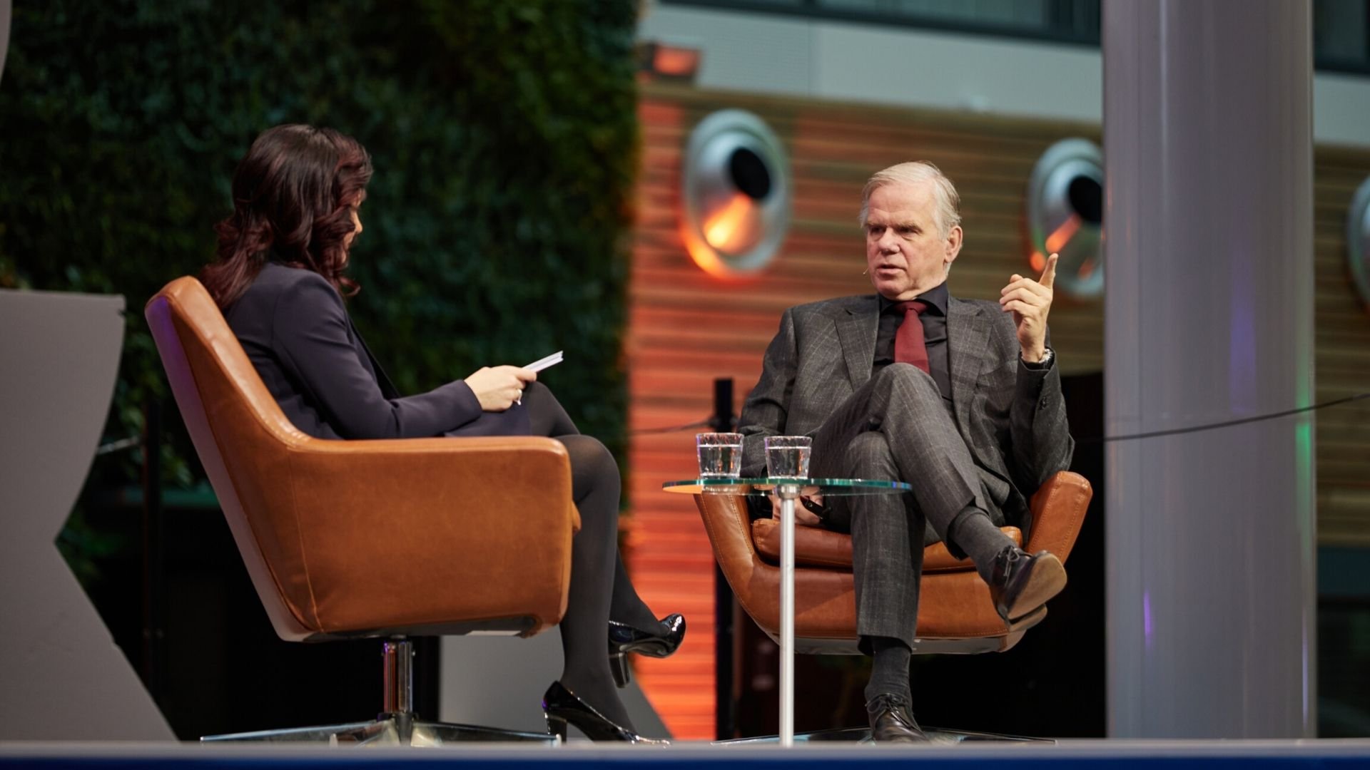 ASML CTO Martin van den Brink is interviewed at the ASML All-Employee Meeting 2020