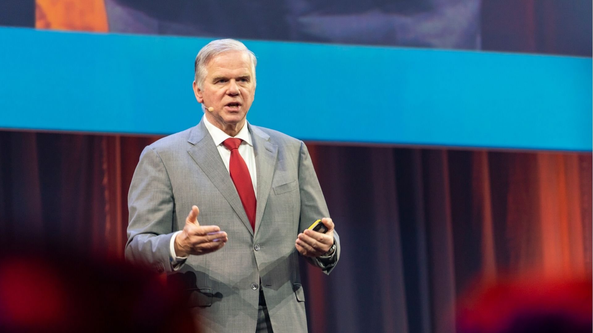 ASML CTO Martin van den Brink presents at the ASML Technology Conference 2019 ASML CTO Martin van den Brink presents at the ASML Technology Conference 2019