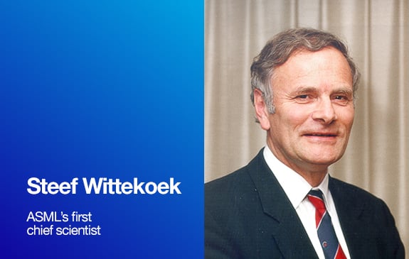 ASML's first chief scientist Steef Wittekoek.