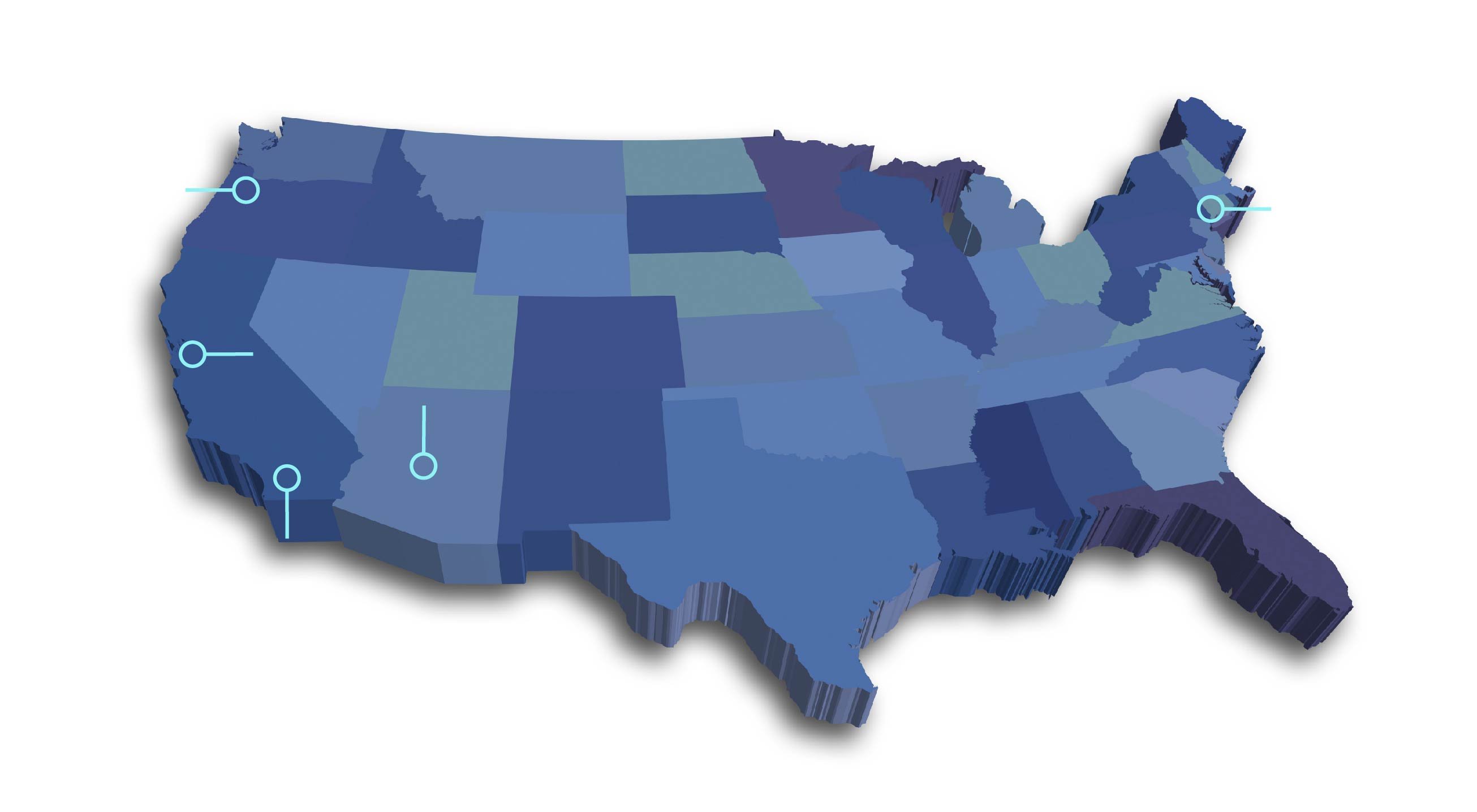 US map - working at ASML US-01