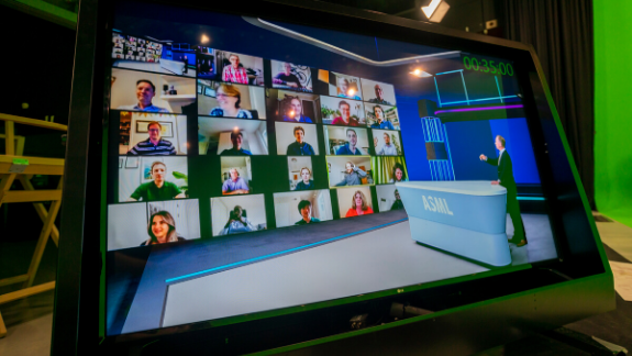 ASML vice president of Technology Jos Benschop during the Technology Conference awards ceremony