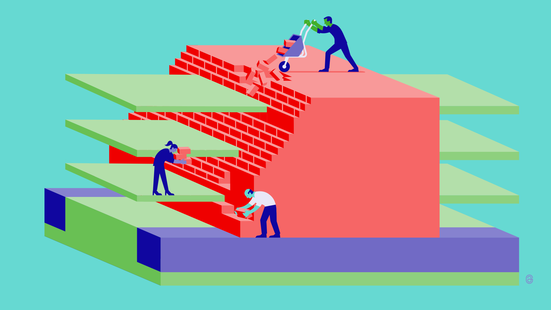 An illustration showing a conceptual design of a transistor